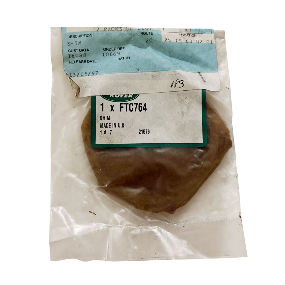 2.95mm Shim Front Output Shaft Bearing FTC764